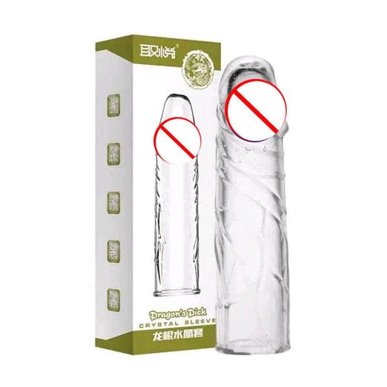 Crystal Clear Silicone Plain Reusable Condoms for Men – 1 Pc