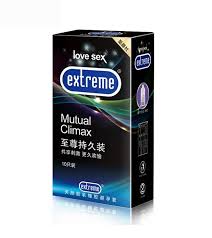 Pack of 12 Extreme Mutual Climax condoms, designed for enhanced pleasure and intimacy during sexual experiences.
