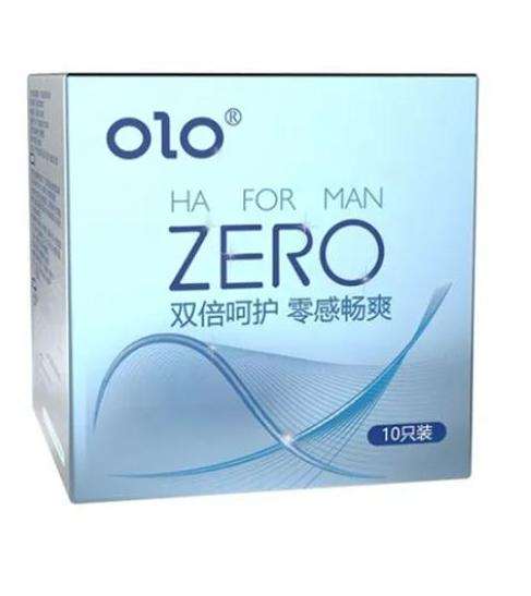 OLO Condom 001 Ha For Man Zero, ultra-thin, 0.01mm, 10 pieces, 100ml packaging.