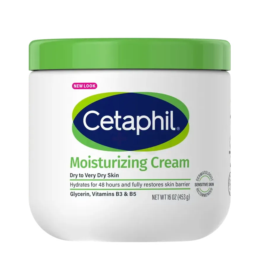 259(1)(1) Cetaphil Moisturizing Cream for dry to very dry skin, 453g container, designed to hydrate and soothe skin effectively.
