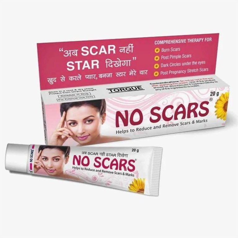 NO Scars Mometasone Furoate Cream tube, 20gm, designed to reduce the appearance of scars and improve skin texture.