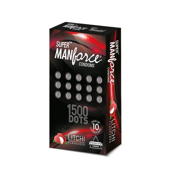 Manforce super 1500 Dots Condom 10 Pcs