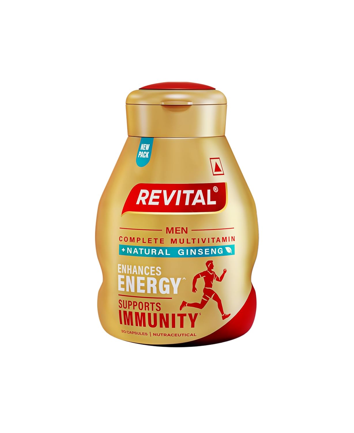 616Xs+iRA2L._SL1500_ Revital H Multivitamin for Men, 30 capsules, promoting energy and immunity support for overall health.