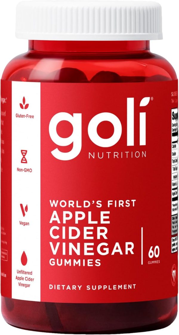 Goli Apple Cider Vinegar Gummy Vitamins - 60 Count