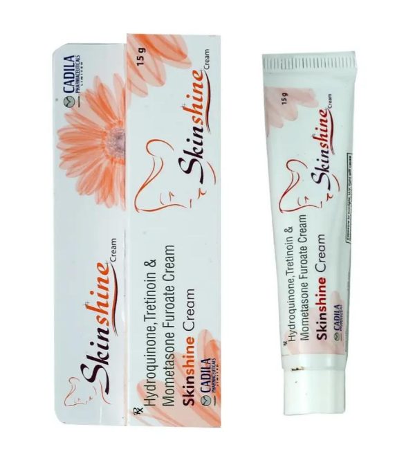 Skinshine anti-aging cream, 15gm, designed to enhance skin fairness and reduce signs of aging.