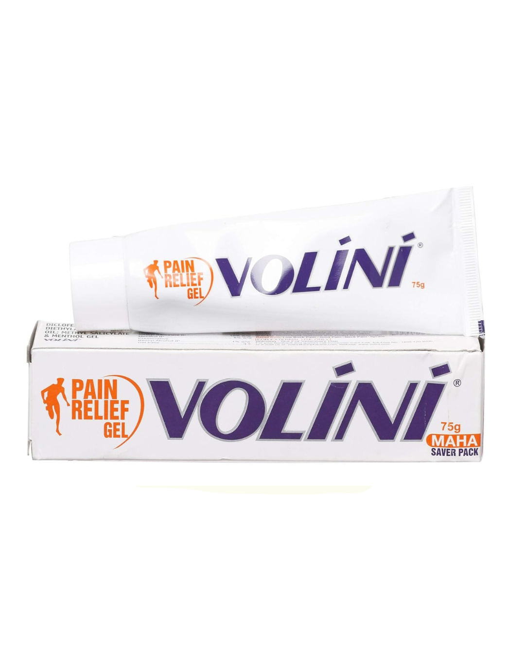 549 (1) Volini pain relief gel tube, 75gm, designed for effective relief from muscle and joint pain.