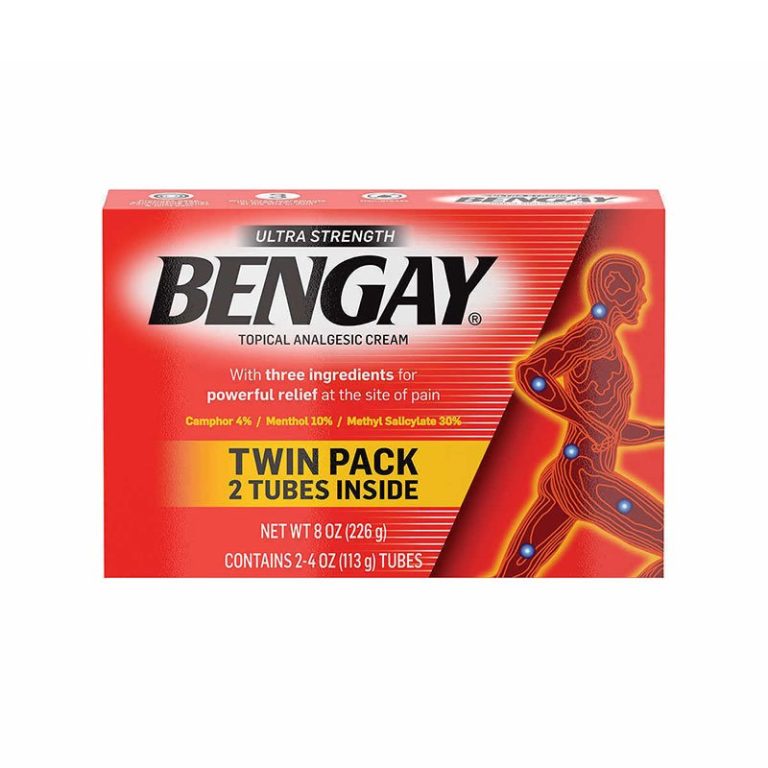 Two tubes of Bengay Ultra Strength Pain-Relieving Cream, 226g each, displayed in a twin pack for pain relief.