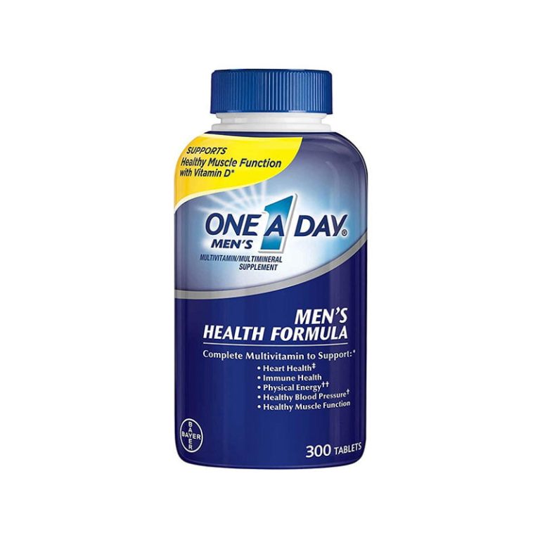 One A Day Men’s Health Formula bottle with 300 tablets, designed for men's nutritional support and overall health.